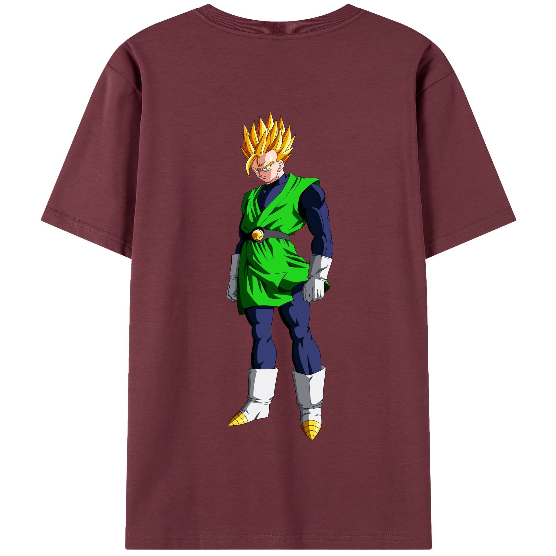 （画像用） ドラゴンボール 孫 悟飯（そんごはん）DRAGON BALL Son Gohan 綿100％半袖Tシャツ（背面プリント）